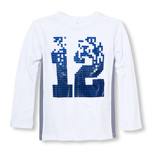 Boys PLACE Sport Long Sleeve Graphic Pieced Top