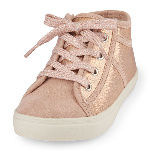 Toddler Girls Foil Mid-Top Amelie Sneaker