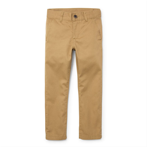 Boys Solid Stretch Skinny Chino Pants