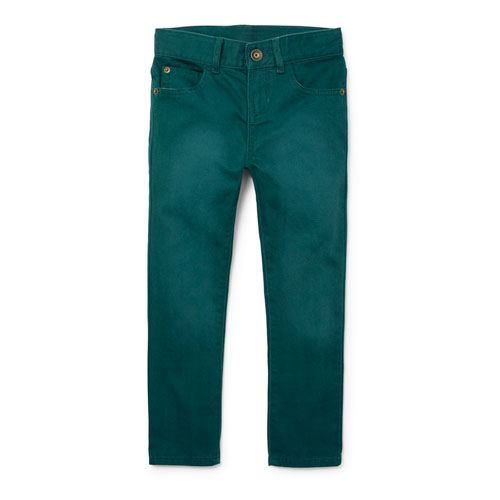 Boys Skinny Twill Five-Pocket Pants