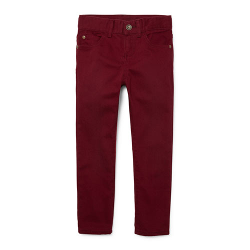 Boys Skinny Twill Five-Pocket Pants