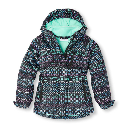 Girls Long Sleeve Printed 3-in-1 Jacket