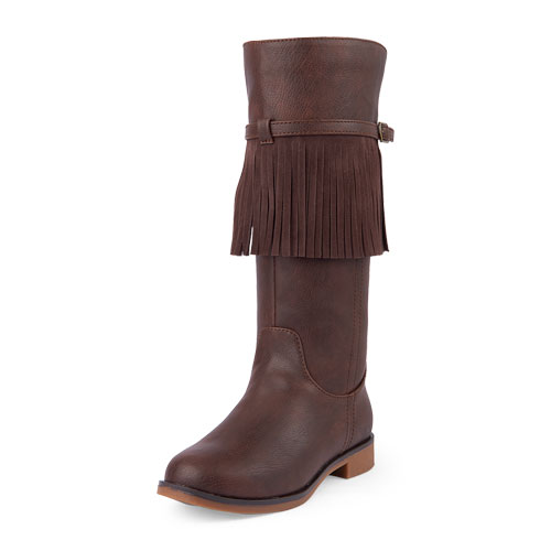 Girls Fringe Tall Hannah Boot