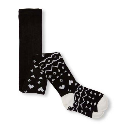 Girls Heart Fair Aisle Tights