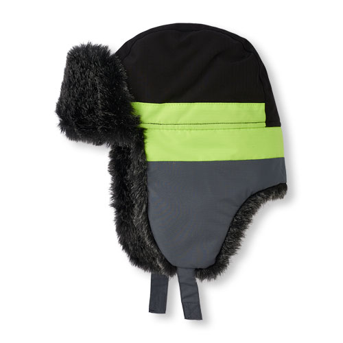 Boys Colorblock Trapper Hat