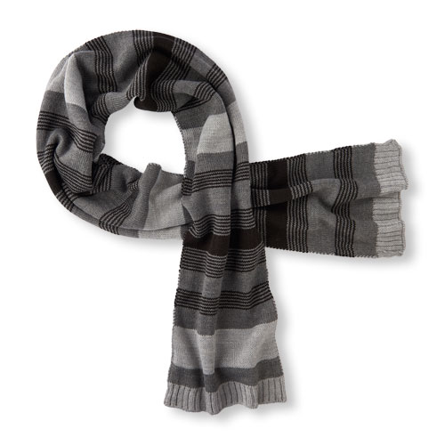 Boys Striped Scarf
