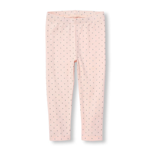 Toddler Girls Glitter Print Leggings