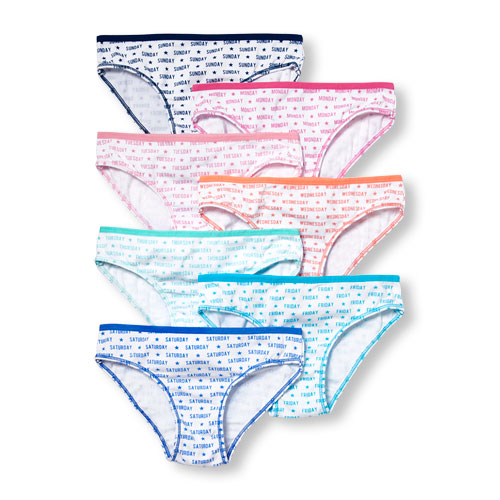 Girls Days Of The Week Bikini Briefs 7-Pack