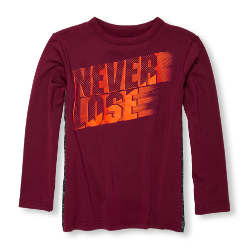 Boys PLACE Sport Long Sleeve Pieced Graphic Top