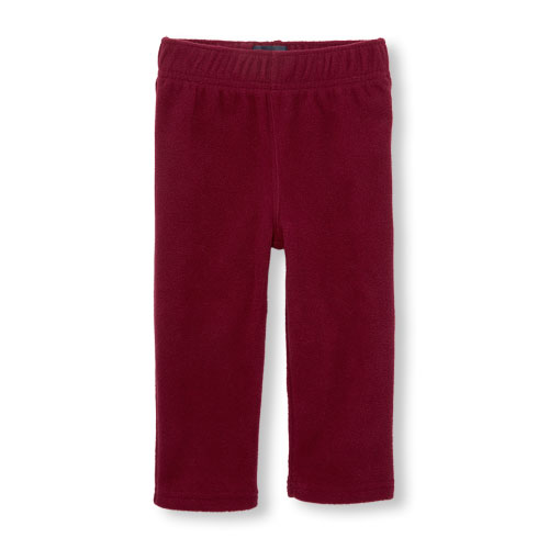 Toddler Boys Solid Fleece Pants