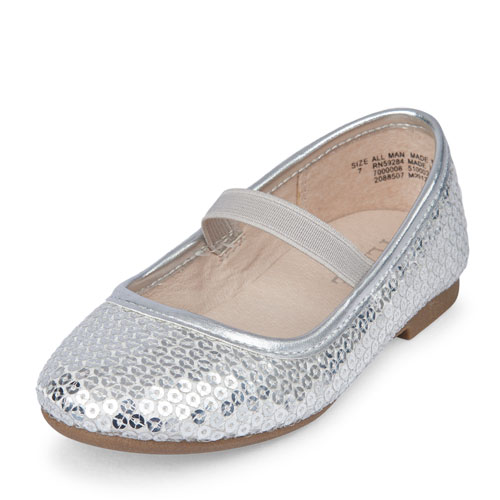 Toddler Girls Sequin Kayla Flat