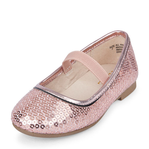 Toddler Girls Sequin Kayla Flat