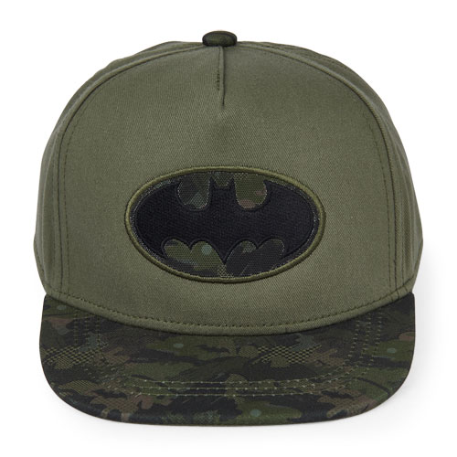 Boys Batman Patch Camo Hat
