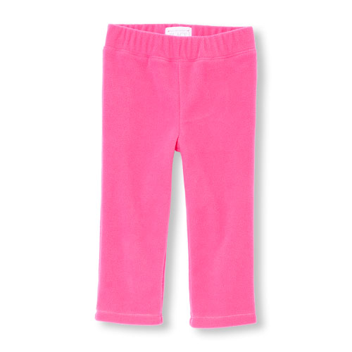 Toddler Girls Solid Glacier Fleece Pants