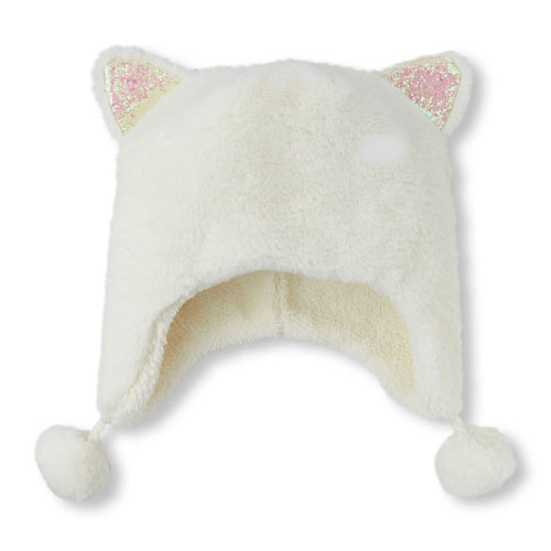 Girls Glitter Cat Hat