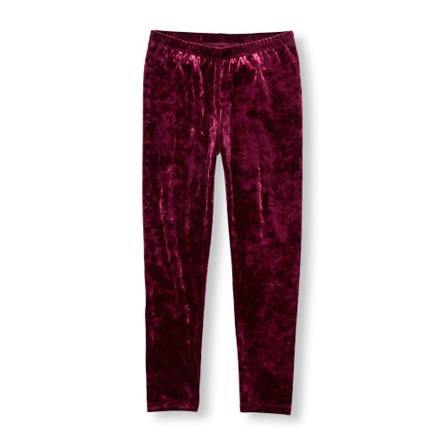 Girls Velour Leggings