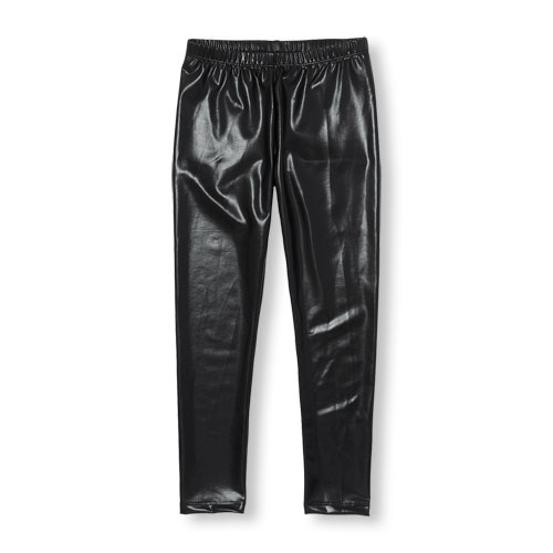 Girls Faux Leather Leggings
