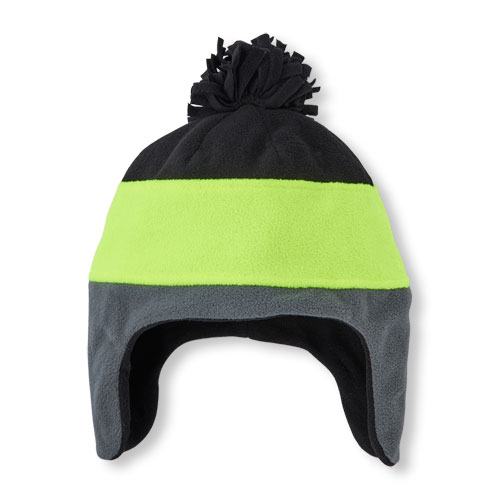 Boys Colorblock Fleece Hat