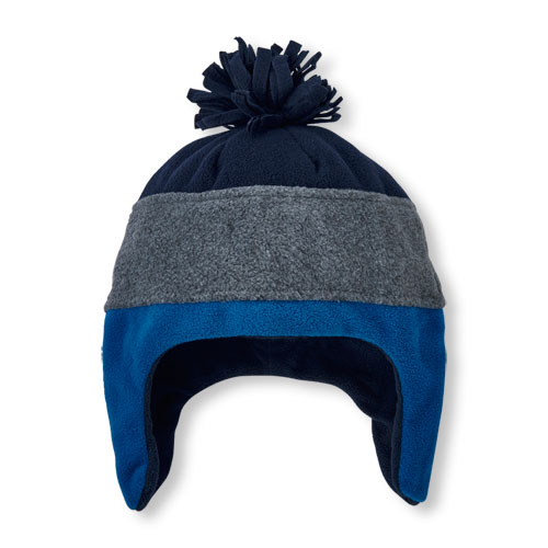 Boys Colorblock Fleece Hat