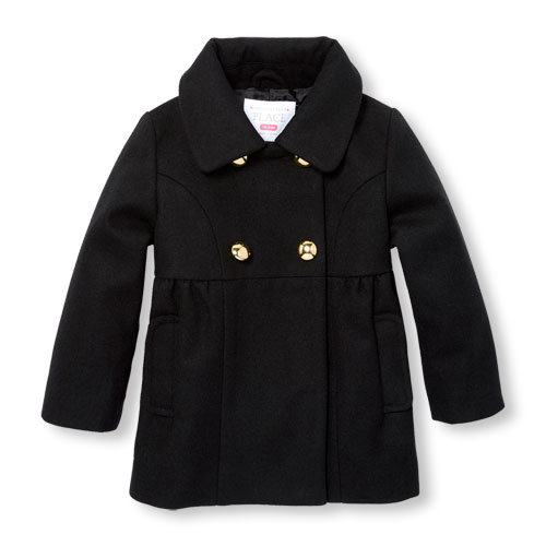Toddler Girls Double-Breasted Peacoat | The Children's Place
