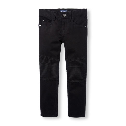 Boys Skinny Moto Pants