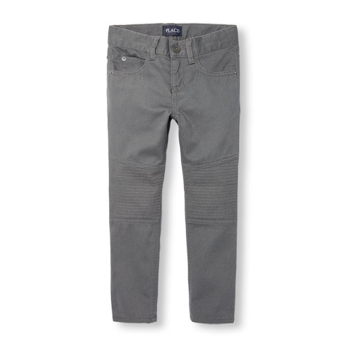 Boys Skinny Moto Pants