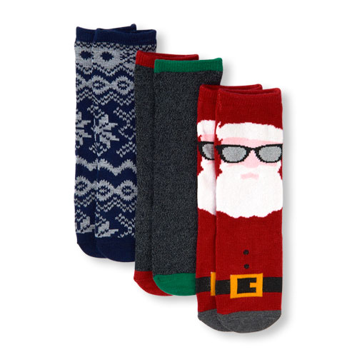 santa crew socks
