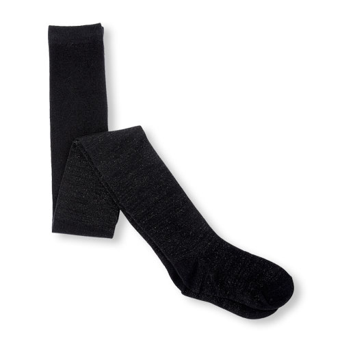Girls Shimmer Knit Tights