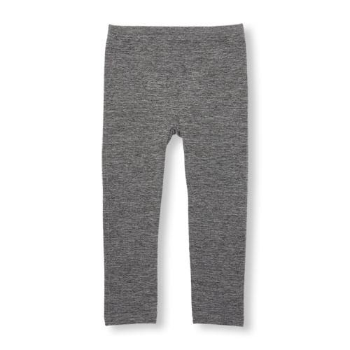 Toddler Girls Heathered Fleece-Lined Leggings