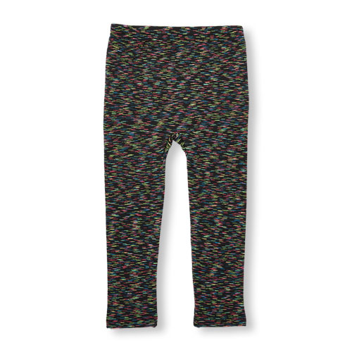 Toddler Girls Space-Dye Fleece-Lined Leggings