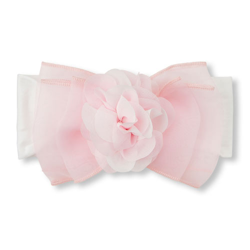 Baby Girls Oversized Flower Bow Headwrap