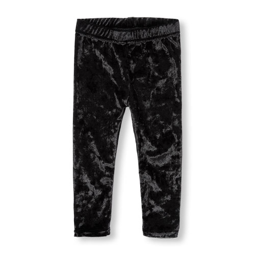Toddler Girls Crushed Velvet Leggings