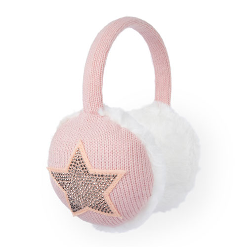 Girls Embellished Patch Earmuffs