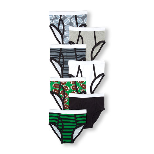 Boys Football Briefs 7-Pack