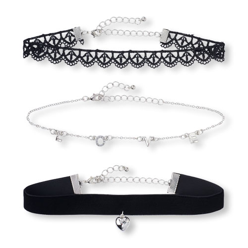 Girls Choker 3-Pack