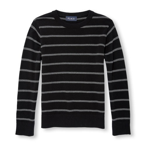 Boys Long Sleeve Striped Sweater