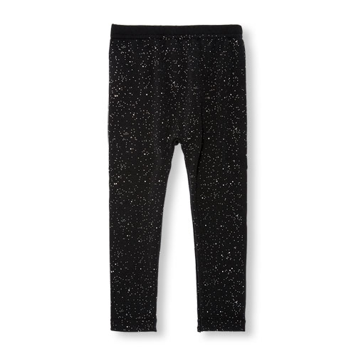 Toddler Girls Sparkle Fleece-Lined Leggings