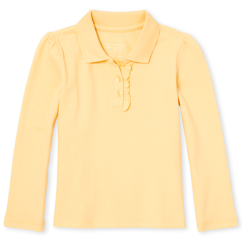 toddler girl long sleeve polo shirts