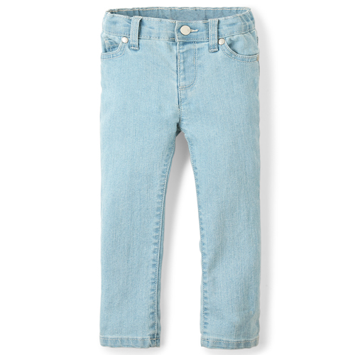 

Baby Girls Baby And Toddler Basic Skinny Jeans - Denim - The Children's Place