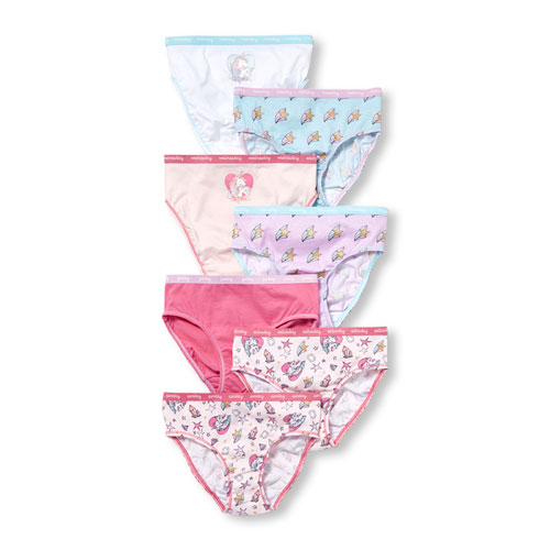

s Days Of The Week Glitter Unicorn Briefs 7-Pack - Multi - The Children's Place