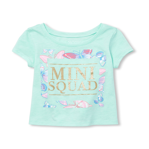 

s Baby And Toddler Matchables Glitter Top - Green - The Children's Place