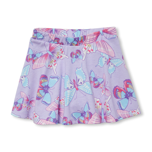 

Newborn Baby And Toddler Mix And Match Print Skort - Purple - The Children's Place