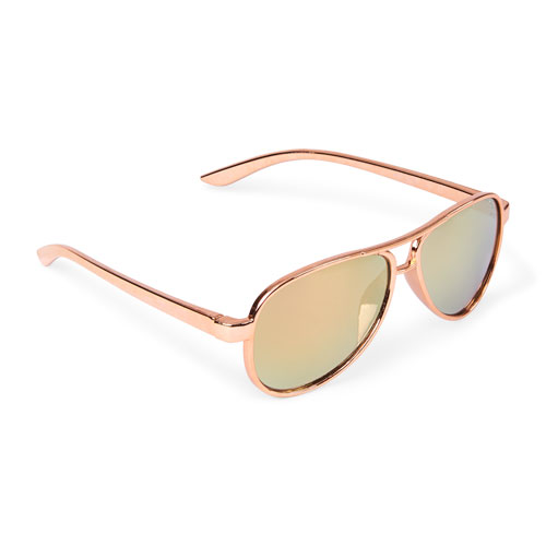 

Baby Girls Toddler Metallic Aviator Sunglasses - The Children's Place