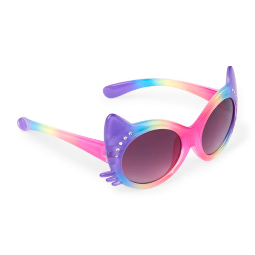 

Baby Girls Toddler Faceted Cat Sunglasses - Multi - The Children's Place