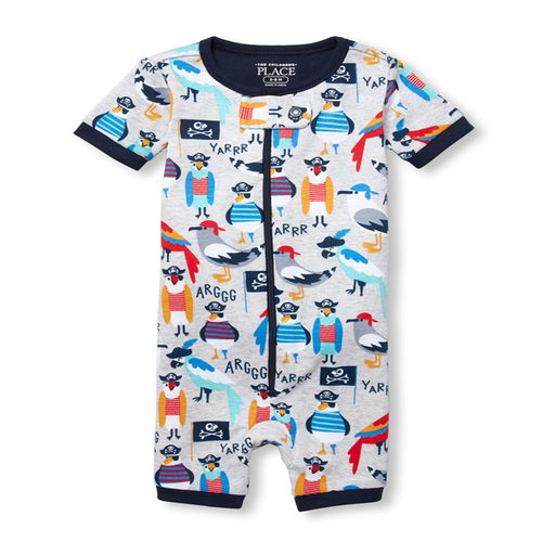 

s Baby And Toddler Boys Pirate Snug Fit Cotton One Piece Pajamas - Multi - The Children's Place
