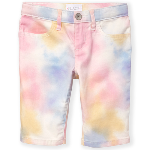

s Tie Dye Skimmer Shorts - White - The Children's Place