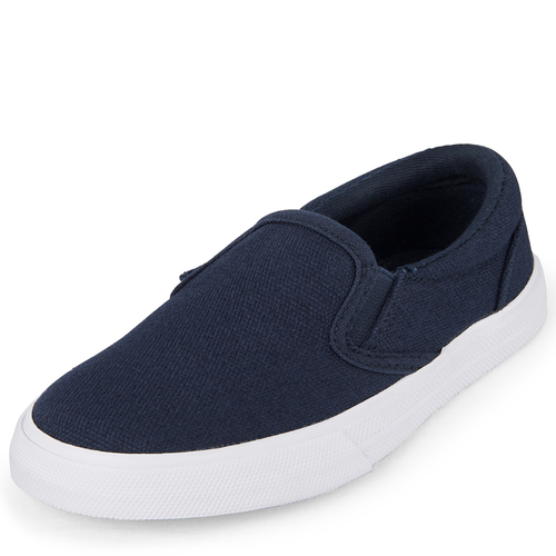 

s Toddler Boys Uniform Slip On Sneakers - Blue - The Children's Place