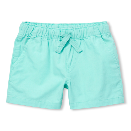 

Newborn Baby And Toddler Boys Pull On Jogger Shorts - Green - The Children's Place