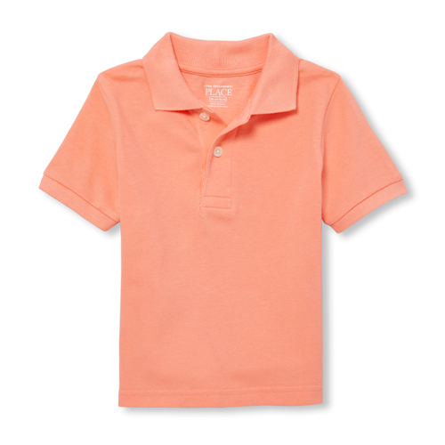 

s Baby And Toddler Boys Pique Polo - Orange - The Children's Place