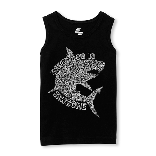 

s Baby And Toddler Boys Mix And Match Do What I Want Tank Top - Black - The Children's Place
